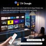 Android 14.0 TV Box 2025, LEFFOT H618 Plus 4K UHD Smart TV Box with HDR10, 2GB RAM + 16GB ROM, 2.4G & 5G Dual-Band WiFi 6, BT