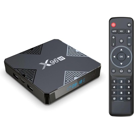 2025 Nuevo X96H 2GB RAM 16GB ROM Android TV Box 13.0 Compatible con 6K 4K 2.4G 5.8G Dual-WiFi 6 Allwinner H618 Chipset HDR10