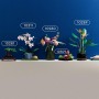 LEGO Botanical Suculentas Maqueta de 9 Plantas Artificiales para Construir, Decoración para Casa, Manualidades para Adultos, Kit