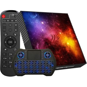 Android Box 4 GB RAM 128 GB ROM Smart Box Built - in 2.4G / 5G WiFi Bluetooth 4.2, Reproductor Multimedia Compatible con vídeo