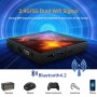Android Box 4 GB RAM 128 GB ROM Smart Box Built - in 2.4G / 5G WiFi Bluetooth 4.2, Reproductor Multimedia Compatible con vídeo