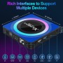 Android 13.0 TV Box, Android Box 4GB RAM 64GB ROM Quad-Core con Mini Teclado Inalámbrico, 2.4/5.0GHz Wi-Fi de Doble Banda BT 5.0