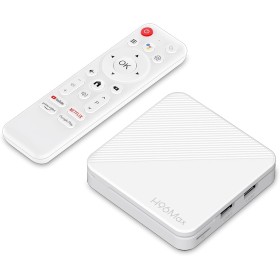Android 14.0 TV Box 2025, LEFFOT H313 4K UHD Smart TV Box with HDR10, 2GB RAM + 8GB ROM, 2.4G & 5G Dual-Band WiFi 6, BT 5.0,