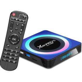 Android 13.0 TV Box,Dulmssxy TV Box with 4GB RAM 64GB ROM RK3528 Quad-Core 64bit Cortex-A53 Mali 450 MP2 GPU Support 2.4/5.0GHz