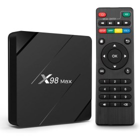 Android TV Box 10.0, X96Mini up to X98Max TV Box WiFi 2GB/ 16GB con Allwinner H313, Smart TV Box Compatible con 4K HD con
