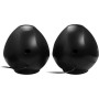 Woxter Big Bass 95 RGB - Altavoces Multimedia Estéreo, 20W, Potentes, conexión 3,5mm, iluminación RGB, Botones y Conexiones AUX