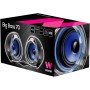 Woxter Big Bass 95 RGB - Altavoces Multimedia Estéreo, 20W, Potentes, conexión 3,5mm, iluminación RGB, Botones y Conexiones AUX