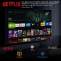Boîtier TV Android 10, Box Android TV X98SE Avec Allwinner H313 Quad Core Arm Cortex A53 CPU Support 4K HD Dual WiFi 2.4G