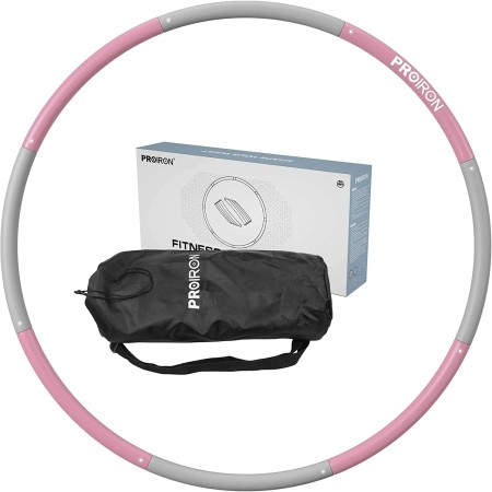 PROIRON Hula Hoop con Peso 0,95/1,2/1,8 kg, Hula Hoop Fitness con tamaño 73-98cm Ajustable, Aro Hula Hoop para Adultos y Niños