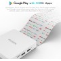 Android 11.0 TV Box, 2GB RAM 32GB ROM Certificado por Google, Dolby Atmos, S905Y4 Quad-Core 4K HDR+ Smart TV Box, Asistente de