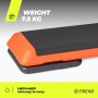 TREXO Aerobic Step para Ejercicios Cardio Fitness Altura Ajustable 10-15-20 cm Superficie Grande 109 x 41 cm Materiales