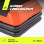 TREXO Aerobic Step para Ejercicios Cardio Fitness Altura Ajustable 10-15-20 cm Superficie Grande 109 x 41 cm Materiales
