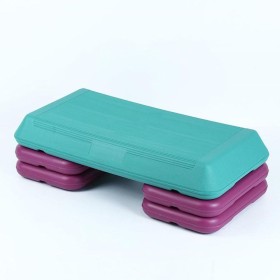 Plataforma Step Regulable Viok Sport - Antideslizante - 3 Alturas (10, 15 y 20 cm) - Ejercicios Aeróbicos y Tonificación en Casa