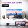 STRONG - Streaming Box Android TV + TDT 4K UHD - SRT420 - Chromecast Built-in - Compatible con la Asistencia Vocal Google -