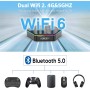 Android 12.0 TV Box, 4GB RAM 32GB Android Box ROM Allwinner H618 Quad Core 64-bit Support HD 6K/ 3D/ H.265 Ethernet 2.4/5G Dual