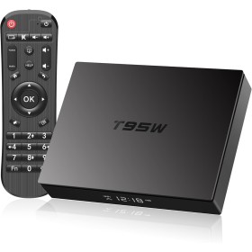 Android 11.0 TV Box, Android Box 4GB RAM 32GB ROM S905W2 Quad-Core Arm Cortex-A35, soporta 2.4/5GHz Dual-Band WiFi 3D 4K