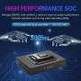 Android 11.0 TV Box, Android Box 4GB RAM 32GB ROM S905W2 Quad-Core Arm Cortex-A35, soporta 2.4/5GHz Dual-Band WiFi 3D 4K