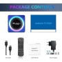 Android TV Box,Dulmssxy TV Box Android 13.0 4GB RAM 32GB ROM RK3528 Quad-Core 64bit Cortex-A53 Mali 450 MP2 GPU Support