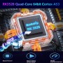 Android TV Box,Dulmssxy TV Box Android 13.0 4GB RAM 32GB ROM RK3528 Quad-Core 64bit Cortex-A53 Mali 450 MP2 GPU Support