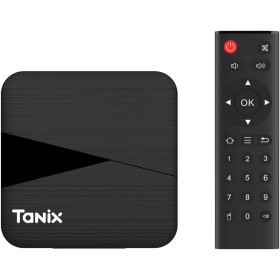 Android TV Box, Android 11.0 Box, 4GB RAM 64GB ROM S905W2 Quad-Core GPU Mali-G31 Smart TV Box Support 2.4G/5G Dual-Band WiFi BT