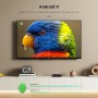 Android TV Box, Android 11.0 Box, 4GB RAM 64GB ROM S905W2 Quad-Core GPU Mali-G31 Smart TV Box Support 2.4G/5G Dual-Band WiFi BT