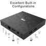 TV Box, T9 Android 9.0, 4GB RAM/32GB ROM RK3318 Quad-Core Media Box Soporte 2.4GHz/5.0GHz WiFi 64 bits H.265 Bluetooth 4.0 DLNA