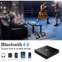 TV Box, T9 Android 9.0, 4GB RAM/32GB ROM RK3318 Quad-Core Media Box Soporte 2.4GHz/5.0GHz WiFi 64 bits H.265 Bluetooth 4.0 DLNA