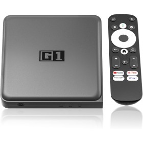 Android 14.0 TV Box 4K HDR10+, Kinhank G1 Smart TV Box Compatible con Google y Netflix, Dolby Vision & Digtal Plus, DTS, WiFi 6,