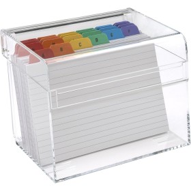 Osco AIBOX-R - Caja de índices y 100 tarjetas, 6 x 4 pulgadas