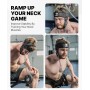 DMoose Fitness Arnés de Cabeza de Cuello para Entrenamiento de Resistencia Anillos D Extra-Pesados y Cadena de Acero - Construir
