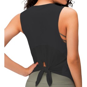 ATRACTIVOLL Camiseta de Tirantes Deportiva Mujer, Camiseta sin Mangas de Fitness, Racerback Mesh Ligera Transpirables Deportivo