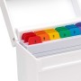 Osco AIBOX-R - Caja de índices y 100 tarjetas, 6 x 4 pulgadas