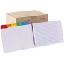 Osco AIBOX-R - Caja de índices y 100 tarjetas, 6 x 4 pulgadas