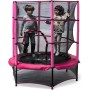 Cama elástica Infantil ATAA 140 - Trampolín para niños y niñas con Red de Seguridad Ideal para Interior y Exterior
