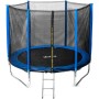 Cama elástica Infantil Trampolín de Gran tamaño para niños y niñas con Red de Seguridad, Ideal Exterior, Disponible en 2