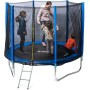 Cama elástica Infantil Trampolín de Gran tamaño para niños y niñas con Red de Seguridad, Ideal Exterior, Disponible en 2