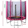 Cama elástica Infantil 185 - trampolín para niños y niñas con Red de Seguridad Ideal para Interior o Exterior