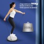 DH FitLife Balón de equilibrio, yoga, entrenador de equilibrio de 60 x 22 cm hasta 200 kg, media pelota de gimnasia, tabla de
