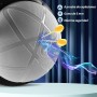 DH FitLife Balón de equilibrio, yoga, entrenador de equilibrio de 60 x 22 cm hasta 200 kg, media pelota de gimnasia, tabla de