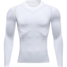 Smatstyle Camiseta Compresion Hombre Base Layer para Correr Transpirable Secado Rápido Camiseta Entrenamiento de Manga Larga