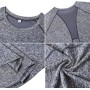 Wayleb Camiseta Deportivo Mujer Camiseta de Manga Corta Camiseta Holgada de Secado Rápido Camisetas de Malla Mujer Yoga Fitness