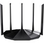 Tenda Router WiFi 6 AX1500, Doble Banda 2.4GHz/5GHz, Puerto LAN/WAN Gigabit, 5 Antenas de 6dBi, Modo Repetidor, Control