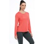 icyzone Camiseta de Fitness Deportiva de Manga Larga para Mujer, Pack de 3