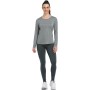icyzone Camiseta de Fitness Deportiva de Manga Larga para Mujer, Pack de 3