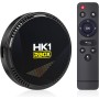 Android TV Box,HK1 Android 12.0 Allwinner H618 Quadcore 4GB RAM 32GB ROM GPU Mali-G31 MP2 Soporte 8K 3D 1080P 2.4/5.0GHz WIFI6