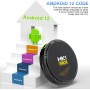 Android TV Box,HK1 Android 12.0 Allwinner H618 Quadcore 4GB RAM 32GB ROM GPU Mali-G31 MP2 Soporte 8K 3D 1080P 2.4/5.0GHz WIFI6