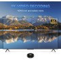 Android TV Box,HK1 Android 12.0 Allwinner H618 Quadcore 4GB RAM 32GB ROM GPU Mali-G31 MP2 Soporte 8K 3D 1080P 2.4/5.0GHz WIFI6