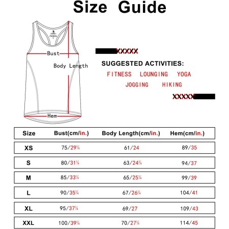 icyzone Camiseta de Tirantes Fitness Deportiva Mujer, Pack de 3