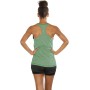 icyzone Camiseta de Tirantes Fitness Deportiva Mujer, Pack de 3
