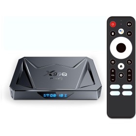 Android TV Box 14.0, X96Q Pro+ con 2GB RAM 16GB ROM Bluetooth 5.0 y 2 Puertos USB 6K/8K Resolución HD Soporte 2.4 GHz/5 GHz WiFi